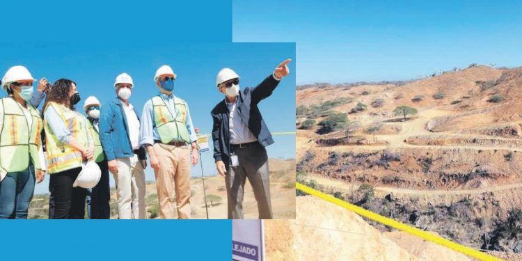 Presidente de Dominicana, realiza supervisión en la construcción de 2 presas