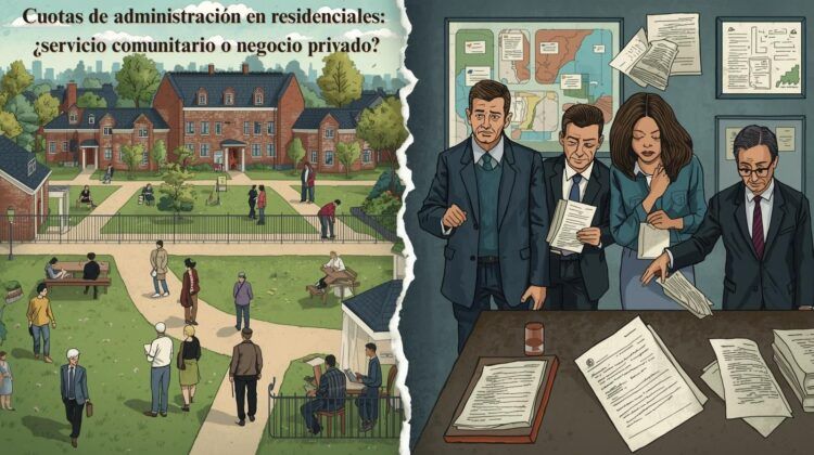 Cuotas de administración en residenciales: ¿servicio comunitario o negocio privado?