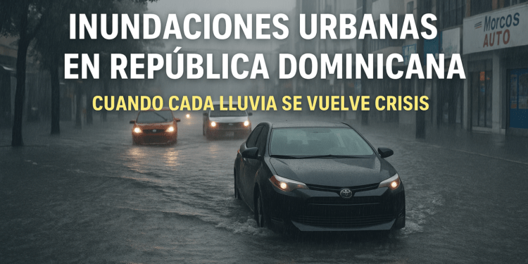 Inundaciones urbanas en República Dominicana: cuando cada lluvia se vuelve crisis