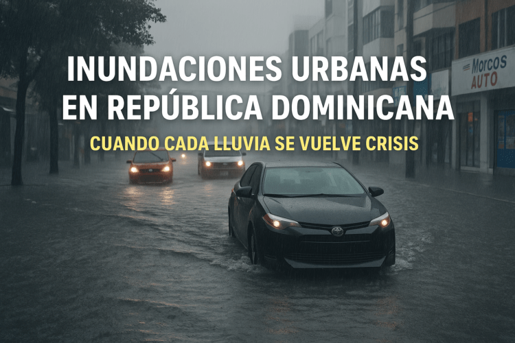 Inundaciones urbanas en República Dominicana: cuando cada lluvia se vuelve crisis